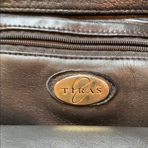 TIRAS black woven leather bag with shoulder strap - Picture 5 of 8